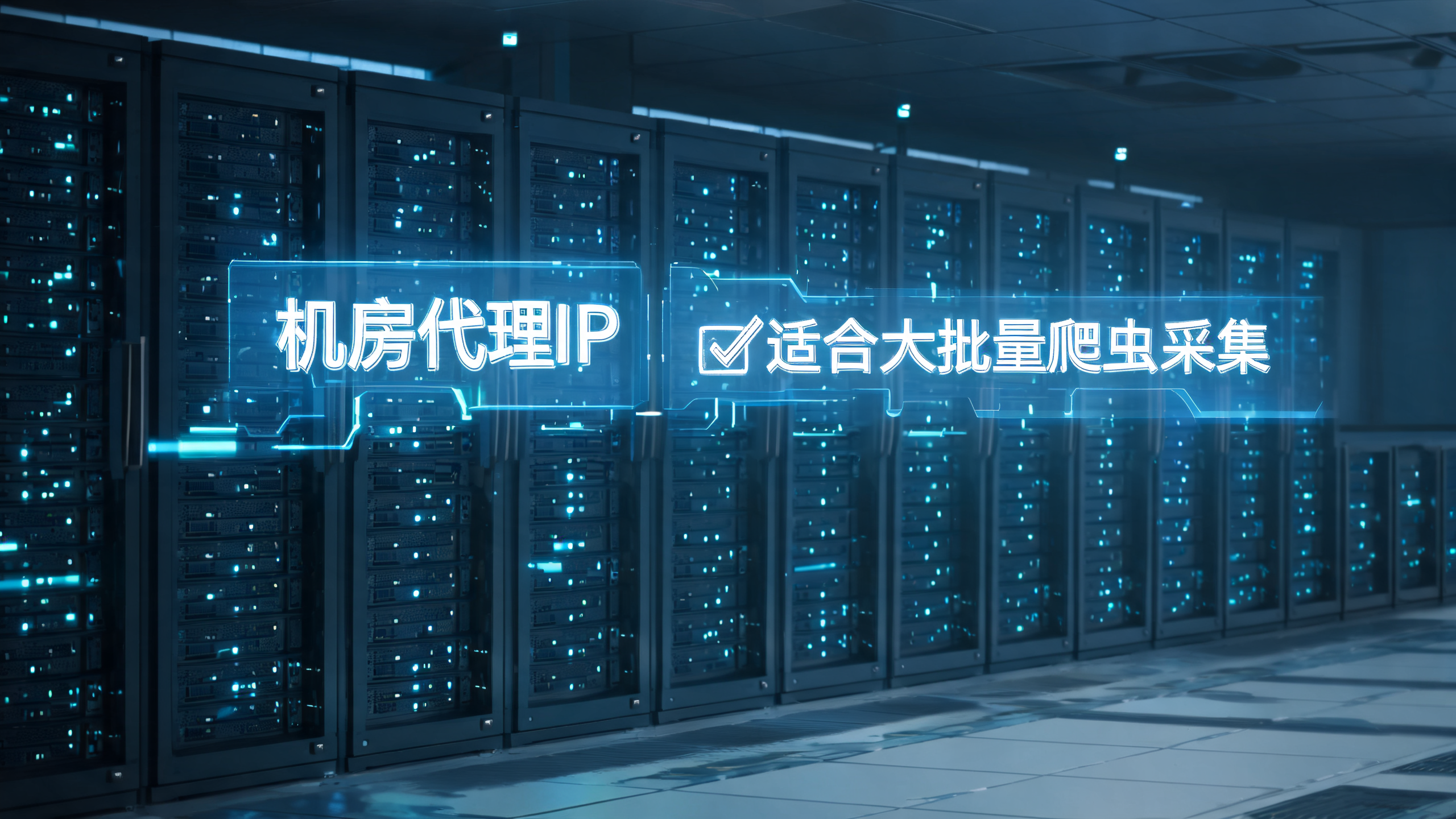 机房代理IP适合大批量爬虫采集吗？配图
